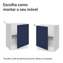 Ver imagem 4 de Balcão de Cozinha 60 cm 1 Porta (sem Tampo) Branco/Azul Vik Madesa