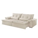 Ver imagem 5 de Sofá Parma Linho 02 Módulos de 100m B25cm Meu Sofá Online A302 Linho Branco