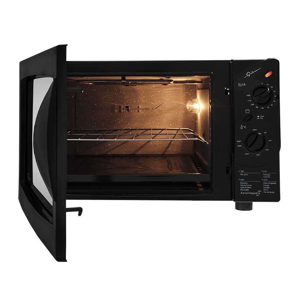 Forno Elétrico de Bancada Fischer Grill 44l Preto 220v - 4