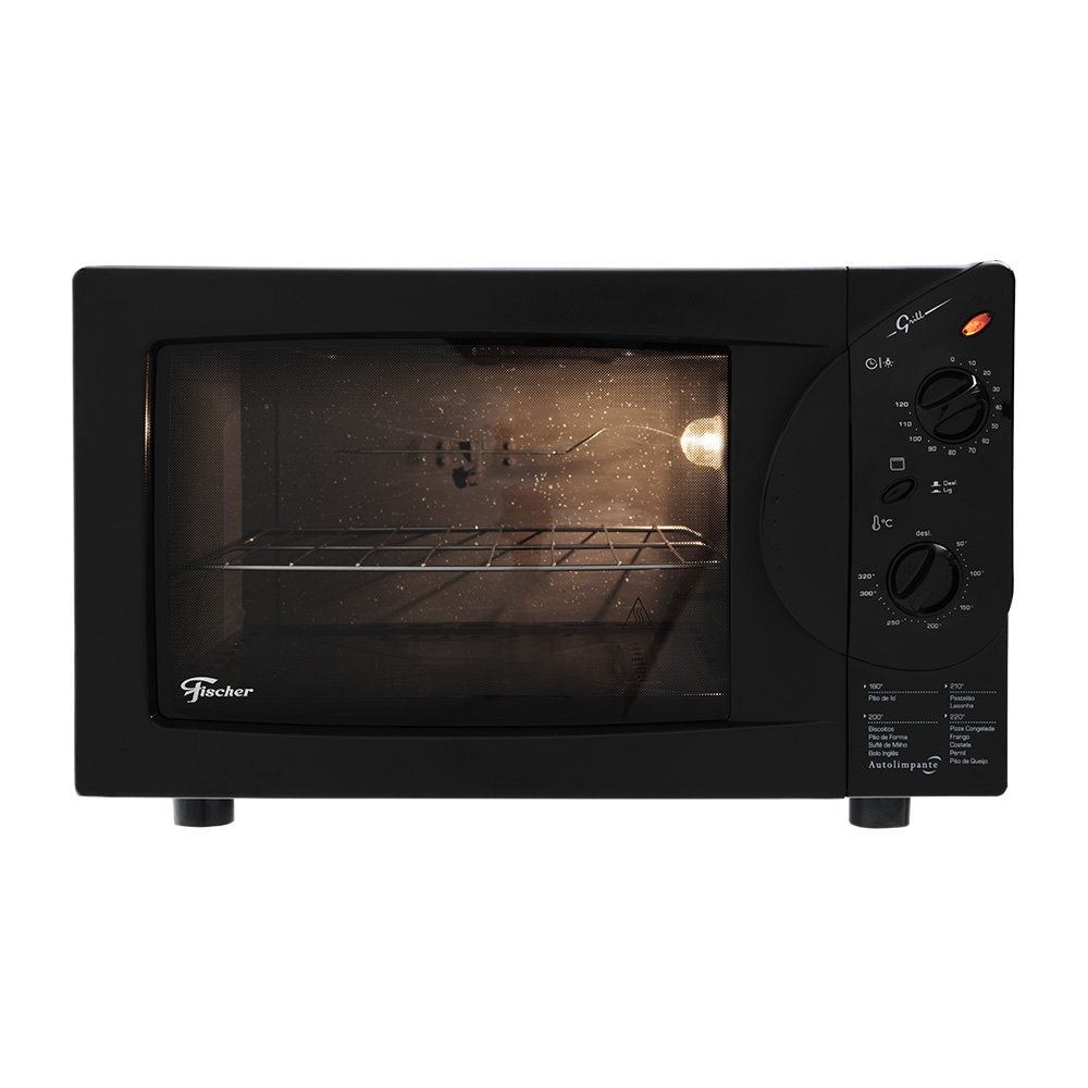 Forno Elétrico de Bancada Fischer Grill 44l Preto 220v - 2