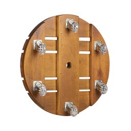 Suporte de Vaso Redondo Ø40 Gel (6 Rodízios) - 1