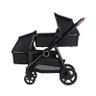 Carrinho de Bebe Gemeos Go 2 com Bebe Conforto Black - Kikka Boo - 4