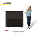 Ver imagem 4 de Cabeceira Cama Box Casal Queen Size Lisboa 160cm Veludo Marrom - Abmaza