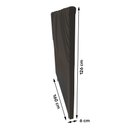 Ver imagem 3 de Cabeceira Cama Box Casal Queen Size Lisboa 160cm Veludo Marrom - Abmaza