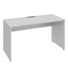 Mesa Escritório 135cm com 2 Tomadas e 1 Saída de Rede Connect G04 Cinza - Mpozenato - 1