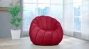 Ver imagem 2 de Kit Poltrona c/ Puff Concha Veludo Vermelho