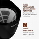Ver imagem 5 de Cafeteira Elétrica Dolce Arome Mondial 550w Preto 220v - C-30-18x-fb