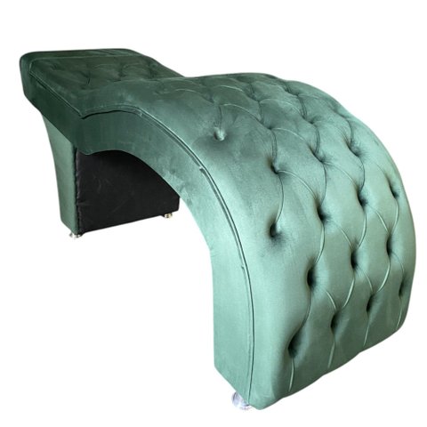 Maca Estética Estofada M1 80cm Veludo Verde - In9 Decor