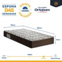 Ver mais imagens de Cama Box com Colchão de Espuma D45 Ortobom ISO 150 + Auxiliar de Espuma Unique Solteiro 88cm