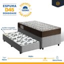 Ver imagem 7 de Cama Box com Colchão de Espuma D45 Solteiro Ortobom Iso 150 + Auxiliar de Espuma Unique Solteiro