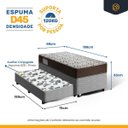 Ver imagem 6 de Cama Box com Colchão de Espuma D45 Ortobom ISO 150 + Auxiliar de Espuma Unique Solteiro 88cm