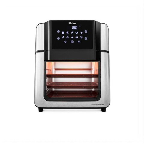 Air Fryer Oven Philco 15l Painel Digital Paf15a 110v