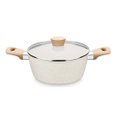 Ver imagem 6 de Jogo de Panelas Carmela Vanilla 10 Peças com Revestimento em Cerâmica Cor Creme