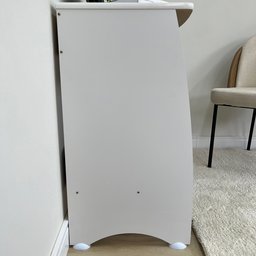 Mesa para Computador com Espaço para Gabinete Escrivaninha Pixel 69cm Branca - 17 Mesa para Computador com Espaço para Gabinete Escrivaninha Pixel 69cm Branca - 17