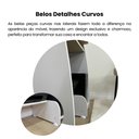 Ver imagem 7 de Mesa para Computador com Espaço para Gabinete Escrivaninha Pixel 100% MDF 69cm Branca