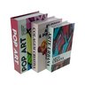 Kit 3 Pçs Caixa Decorativa Livro Falso Fake para Decoração Organizador Porta Objetos (Pop Art) - 3