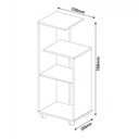 Ver imagem 4 de Mesa Lateral de Apoio com Prateleiras Bis Branco