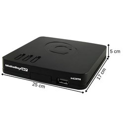 Receptor de Tv Digital Midiabox B7 Century - 9