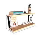 Ver imagem 3 de Prateleira Dual 60cm Industrial Natural e Branco