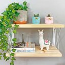 Ver imagem 1 de Prateleira Dual 60cm Industrial Natural e Branco