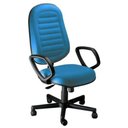 Ver imagem 1 de Cadeira Presidente Gomada Com Braços Linha Blenda Azul