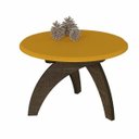 Ver imagem 2 de Mesa de Centro Moderna Redonda Jade Artely