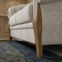 Ver mais imagens de Sofá Living Capitone 2 Lugares Milano 188 cm Pes Madeira Linho Tcs 701 Moll