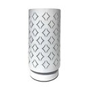 Ver imagem 1 de Abajur Luminária Branca De Mesa 29cm Bivolt 110/220v