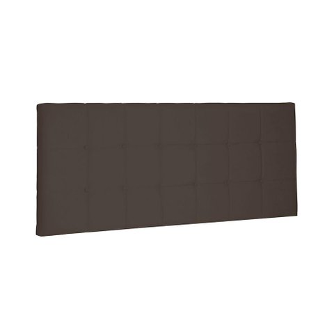 Painel Verona Cama Box Casal 140cm Suede Café