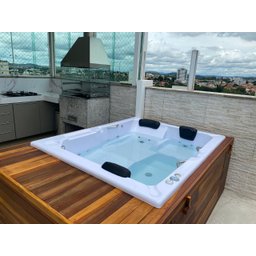 Spa Retangular Florenza COMPLETO com hidro em acrílico  220V - 2