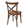 Cadeira de Madeira Maciça Katrina Cross Encosto e Assento Anatômico - Pinhão - 2
