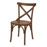 Cadeira de Madeira Maciça Katrina Cross Encosto e Assento Anatômico - Pinhão - 1
