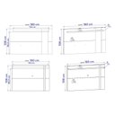 Ver imagem 2 de Painel para Tv até 70 Polegadas Extensivo Leme Sala de Estar Freijó Off White Matte Colibri
