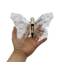 Ver imagem 7 de Lustre Pendente Borboleta Led 4w 3 Cores Dourado e Transparente Lus-140 St3136
