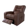 Poltrona de Amamentação Reclinável Corino Marrom Accura Shop Jm - 4