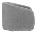 Ver imagem 3 de Kit 2 Poltronas Decorativa Estofada Recepção Lara Suede Cinza - Lm Decor