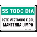 Ver imagem 1 de PLACA 5S TODO DIA - MANTENHA ESTE LOCAL SEMPRE LIMPO