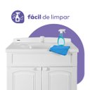 Ver mais imagens de Gabinete para Banheiro em Plástico com Lavatório Clássica  sem Torneira