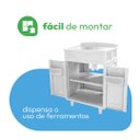 Ver imagem 5 de Gabinete para Banheiro em Plástico com Lavatório Clássica  sem Torneira