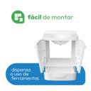 Ver imagem 5 de Gabinete para Banheiro em Plástico com Lavatório Fit Astra sem Torneira Branco