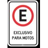 PLACA ESTACIONAMENTO EXCLUSIVO PARA MOTOS - 1