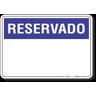 PLACA RESERVADO PERSONALIZADA - 1