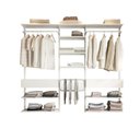 Ver imagem 2 de Closet Aberto Modulado para Casal 225cm Eternity Branco