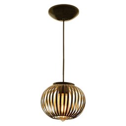 Luminária Teto Tipo Pendente Lustre 15W 65cm Mônaco Gold - 1