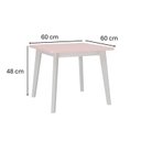 Ver imagem 3 de Mesa Infantil em Madeira Maciça Sofia Branco