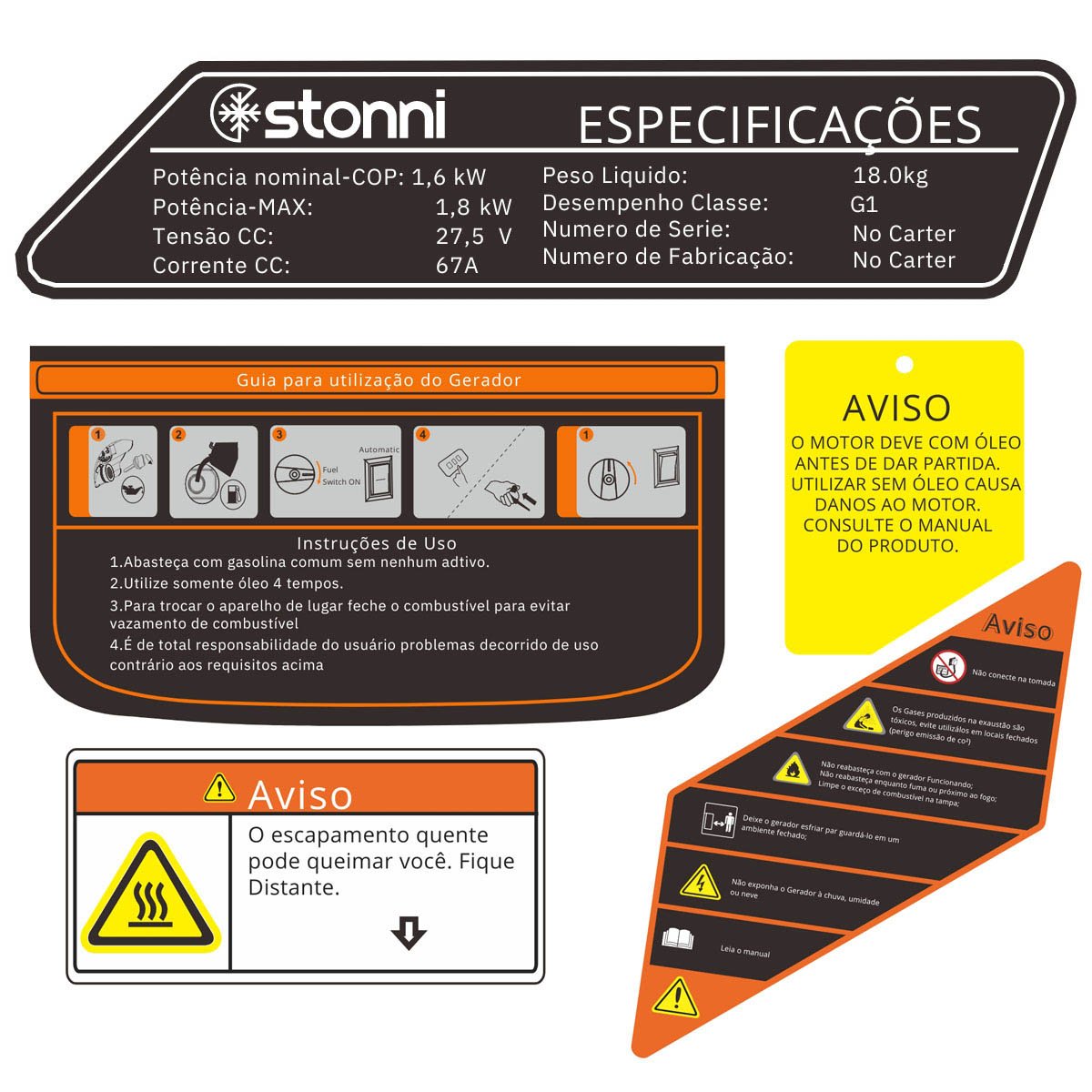 Gerador Automotivo de Energia Portátil Stonni 12v - 3