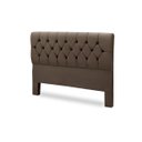 Ver imagem 1 de Cabeceira Cama Box Estofada Madeira Queen Size Madri:marrom