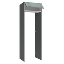 Ver imagem 5 de Porta-Geladeira 73 cm 1 Porta Basculante Cinza/Branco/Cinza Lux Madesa