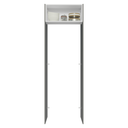 Ver imagem 4 de Porta-Geladeira 73 cm 1 Porta Basculante Cinza/Branco/Cinza Lux Madesa
