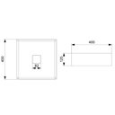 Ver imagem 6 de Cuba de Apoio 40cm Quadrada Roca T5 Terra Stone A32787y070